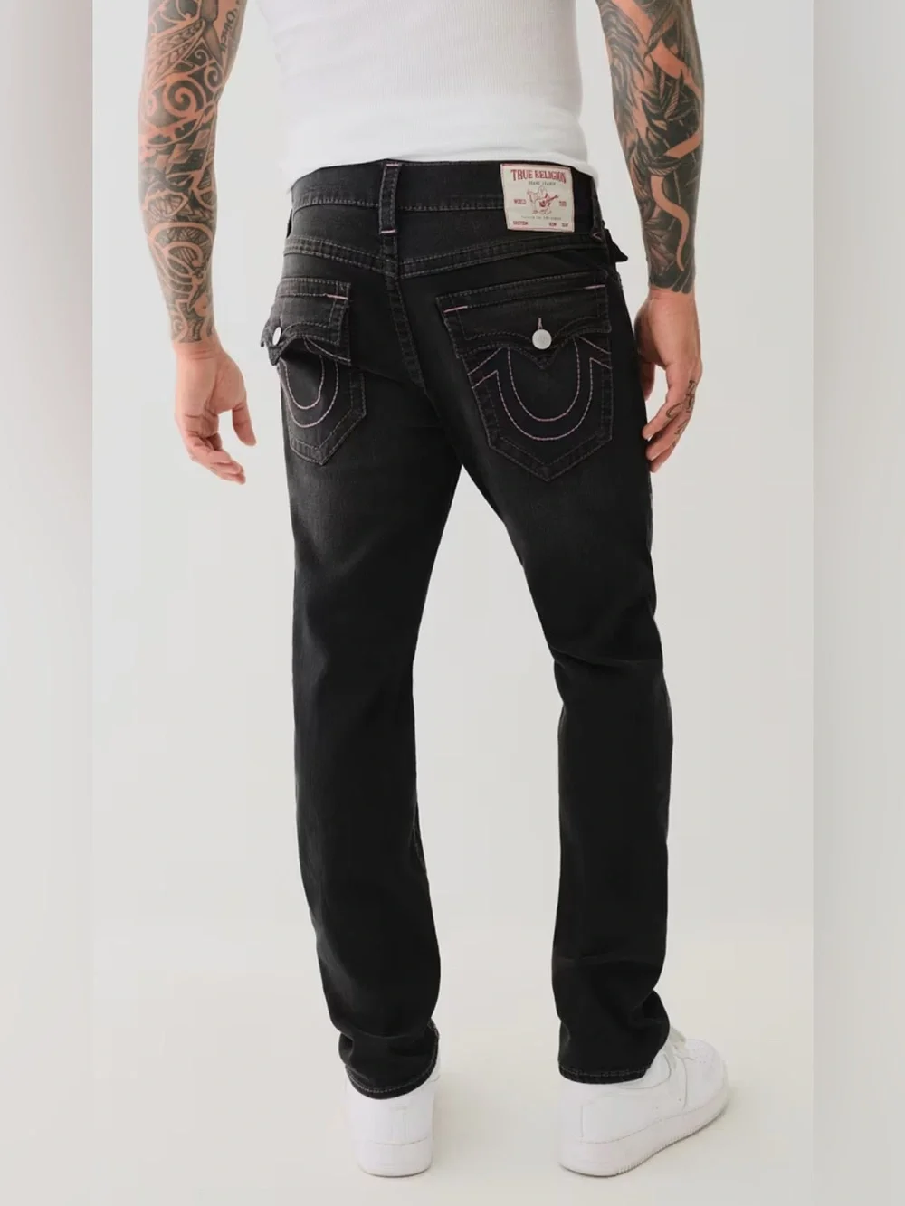 True Religion Jeans Geno Big T Flap Men's Relaxed Slim 700046 sz 29 inseam 31.5”